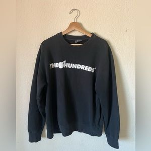 The Hundreds Logo Crewneck Sweater Black size L